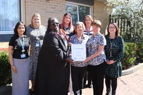 Image for article titled Corby Team Receives Silver Carers Accreditation