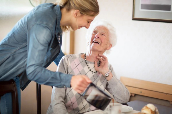 Image of a carer working