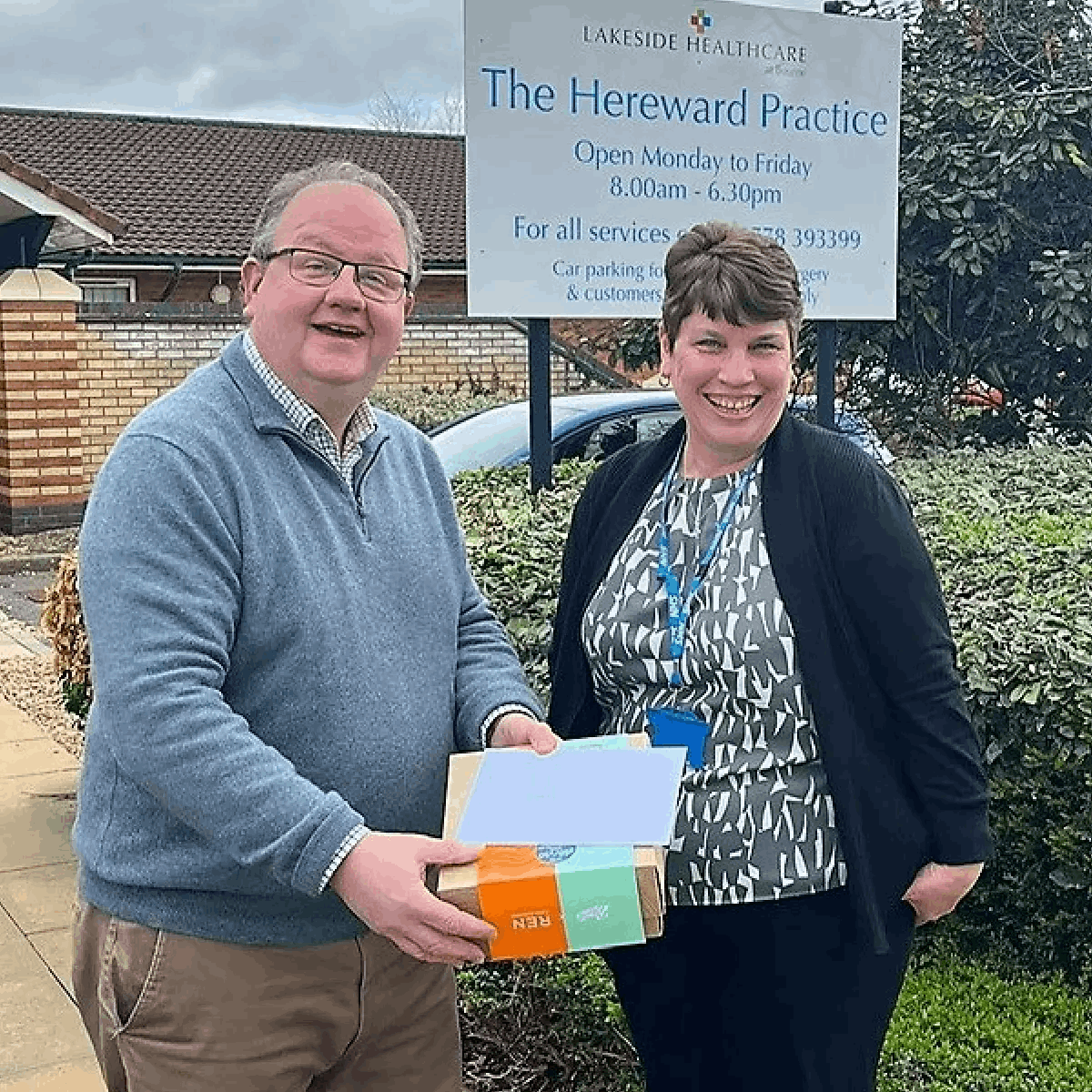 Karen Edwards long service